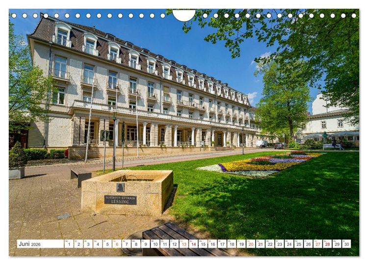 Produktbild: Bad Pyrmont Impressionen (Wandkalender 2026 DIN A4 quer), CALVENDO Monatskalender