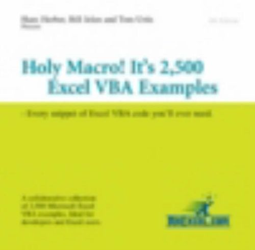 Produktbild: Holy Macro Its 2500 Excel Vb D