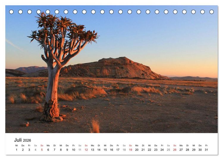 Produktbild: Highlights einer Weltreise (Tischkalender 2026 DIN A5 quer), CALVENDO Monatskalender