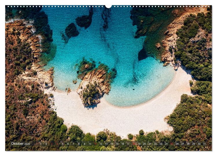 Produktbild: Sardinien - Karibik des Mittelmeers (Wandkalender 2026 DIN A2 quer), CALVENDO Monatskalender