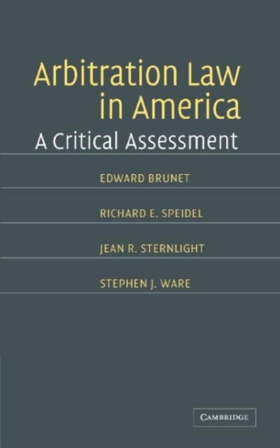 Produktbild: Arbitration Law in America