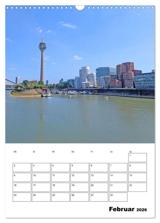 Produktbild: K&ouml;ln und D&uuml;sseldorf - Stadtmomente am Rhein (Wandkalender 2026 DIN A3 hoch), CALVENDO Monatskalender