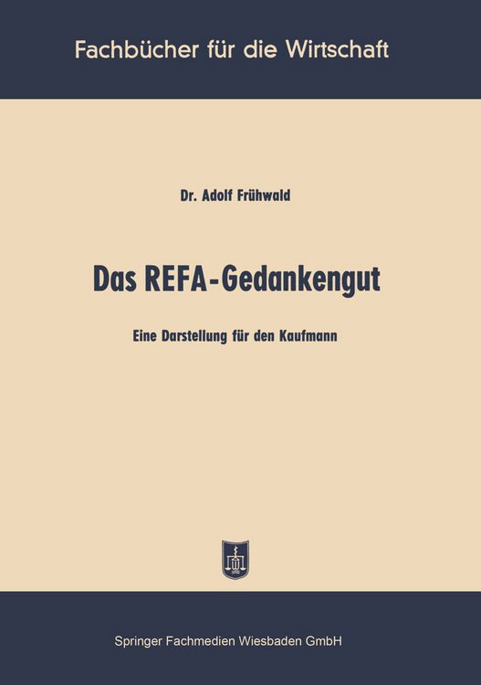 Produktbild: Das REFA-Gedankengut