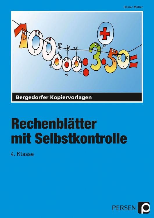 Produktbild: Rechenbl&auml;tter mit Selbstkontrolle - 4. Klasse