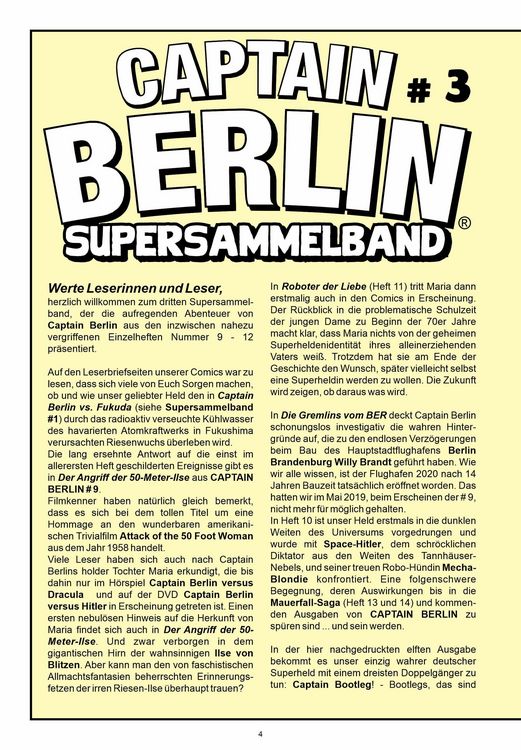 Produktbild: CAPTAIN BERLIN Supersammelband 3