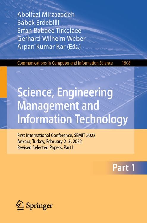 Produktbild: Science, Engineering Management and Information Technology