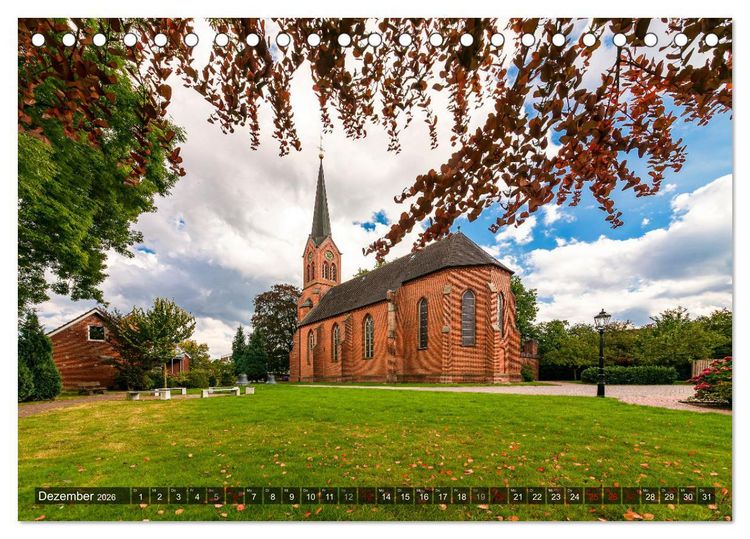 Produktbild: Papenburg - Venedig des Nordens (Tischkalender 2026 DIN A5 quer), CALVENDO Monatskalender