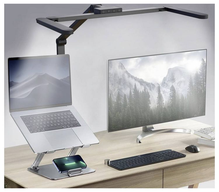 Produktbild: Sygonix SY-7459570 LED-Schreibtischleuchte LED LED 17W Schwarz