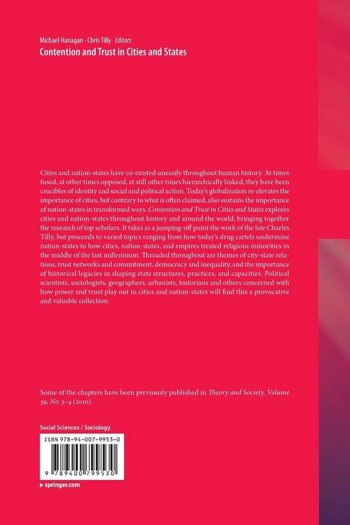Produktbild: Contention and Trust in Cities and States