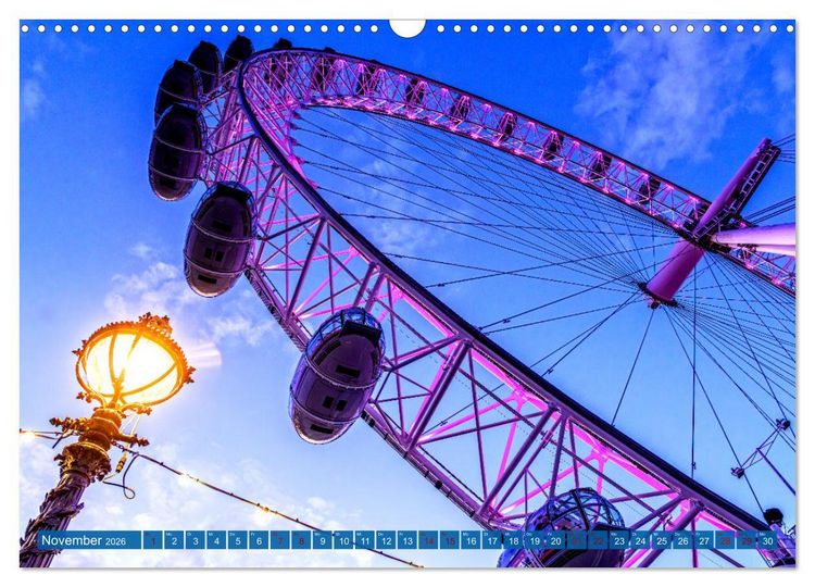 Produktbild: London Architektur (Wandkalender 2026 DIN A3 quer), CALVENDO Monatskalender