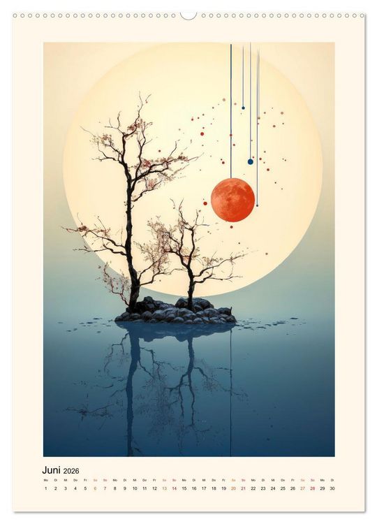 Produktbild: Japan - Kunst und Tradition (Wandkalender 2026 DIN A2 hoch), CALVENDO Monatskalender
