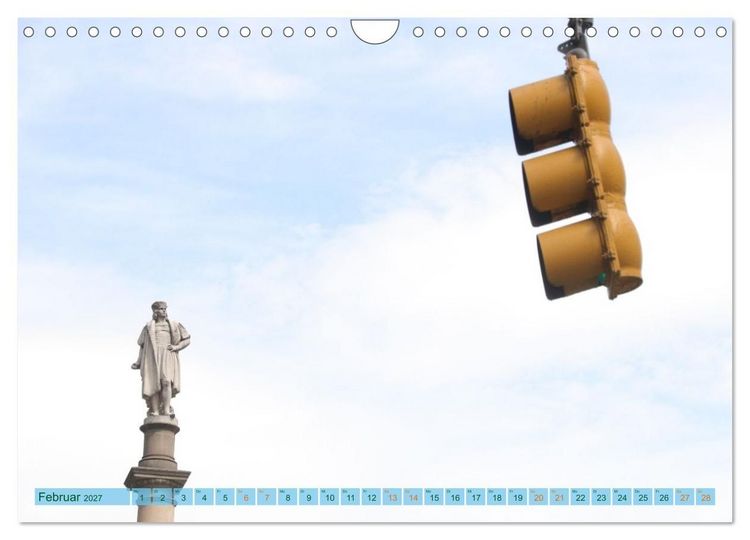 Produktbild: NEW YORK visions (Wandkalender 2027 DIN A4 quer), CALVENDO Monatskalender