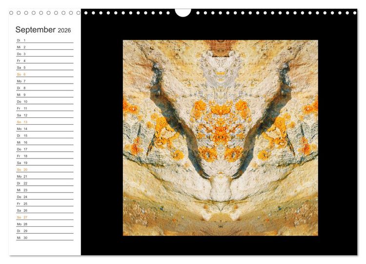 Produktbild: LiTH-Os Antlitze des Sandsteins von ID AD Art Gabi Zapf (Wandkalender 2026 DIN A3 quer), CALVENDO Monatskalender