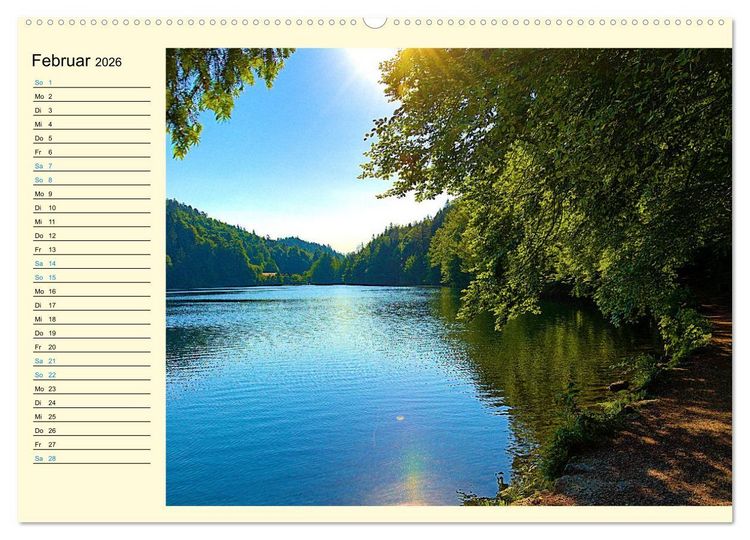 Produktbild: Bayern - Idylle zwischen Allg&auml;u und Bayerischen Alpen (Wandkalender 2026 DIN A2 quer), CALVENDO Monatskalender