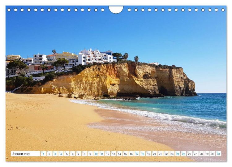 Produktbild: Portugals zauberhafte Algarve (Wandkalender 2026 DIN A4 quer), CALVENDO Monatskalender