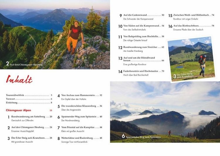 Produktbild: Wandergeheimtipps Chiemgau, Kaisergebirge, Berchtesgadener Alpen