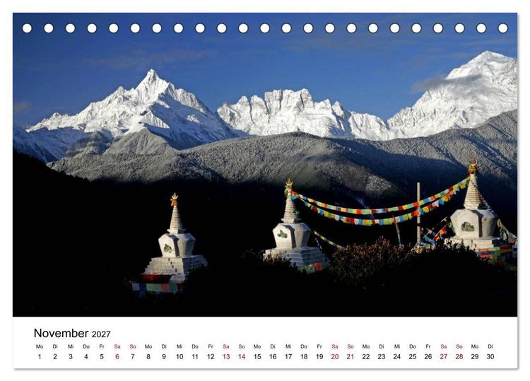 Produktbild: Wildes China (Tischkalender 2027 DIN A5 quer), CALVENDO Monatskalender