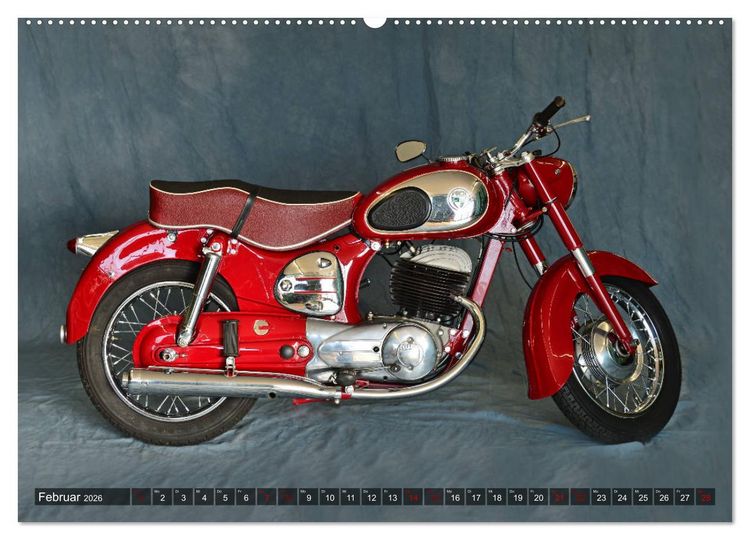 Produktbild: Puch 250 SGS Motorrad - Oldie aus &Ouml;sterreich (Wandkalender 2026 DIN A2 quer), CALVENDO Monatskalender