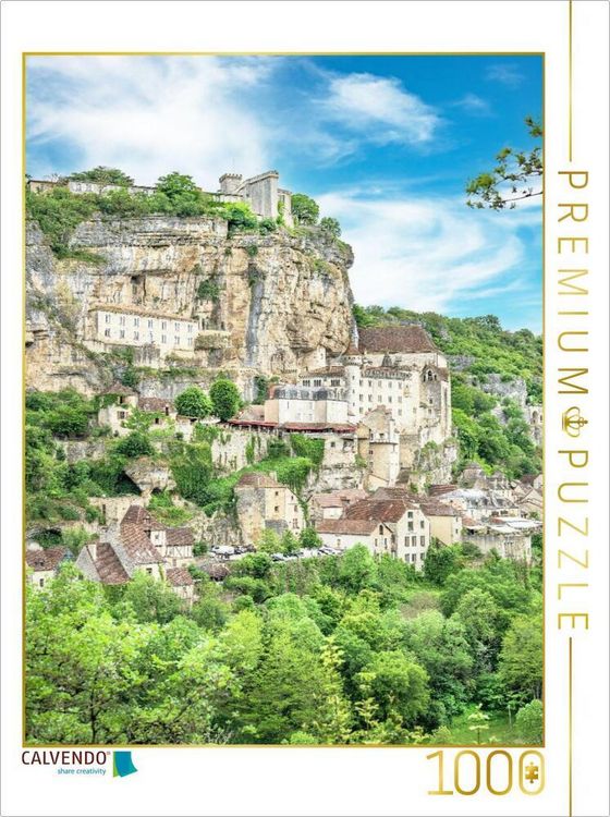 Produktbild: CALVENDO Puzzle Rocamadour | 1000 Teile Lege-Gr&ouml;&szlig;e 64x48cm Foto-Puzzle f&uuml;r gl&uuml;ckliche Stunden