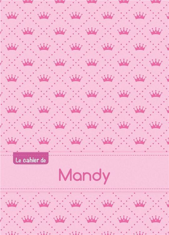 Produktbild: Cahier mandy seyes,96p,a5 princesse