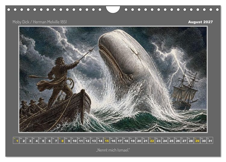 Produktbild: Klassiker des Abenteuers (Wandkalender 2027 DIN A4 quer), CALVENDO Monatskalender