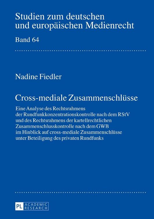 Produktbild: Cross-mediale Zusammenschl&uuml;sse