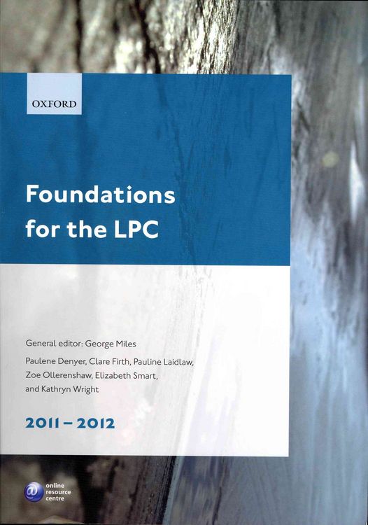 Produktbild: Foundations for the Lpc 2011-2012