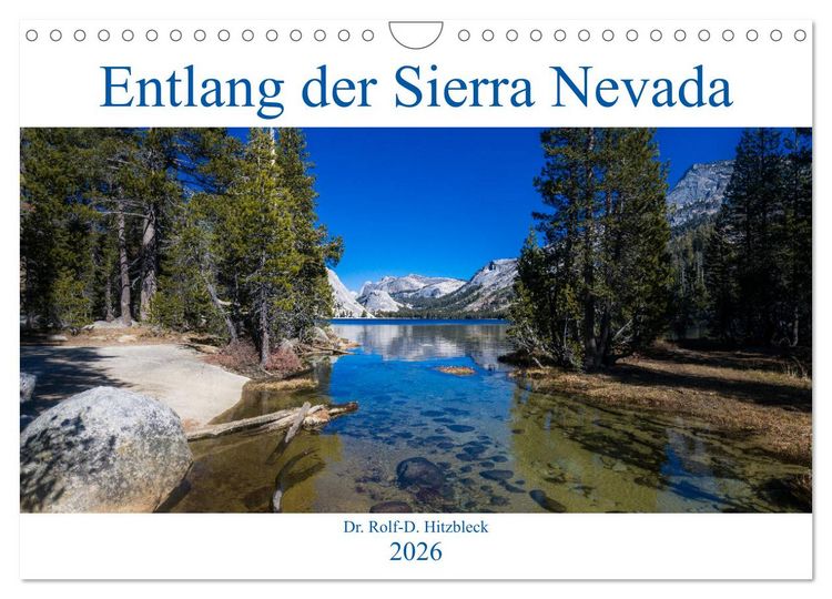 Produktbild: Entlang der Sierra Nevada (Wandkalender 2026 DIN A4 quer), CALVENDO Monatskalender