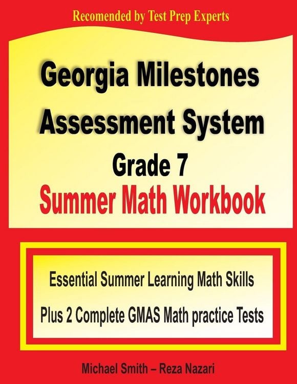 Produktbild: Georgia Milestones Assessment System Grade 7 Summer Math Workbook