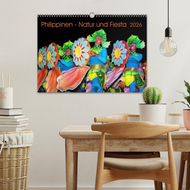 Produktbild: Philippinen - Natur und Fiesta (Wandkalender 2026 DIN A3 quer), CALVENDO Monatskalender