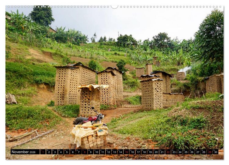 Produktbild: Afrikas Perle Uganda (Wandkalender 2026 DIN A2 quer), CALVENDO Monatskalender