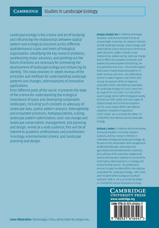 Produktbild: Key Topics in Landscape Ecology