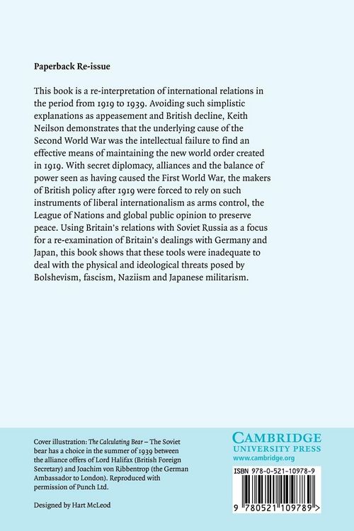 Produktbild: Britain, Soviet Russia and the Collapse of the Versailles Order, 1919 1939