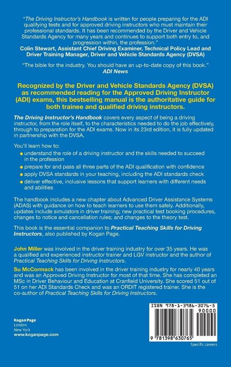 Produktbild: The Driving Instructor's Handbook