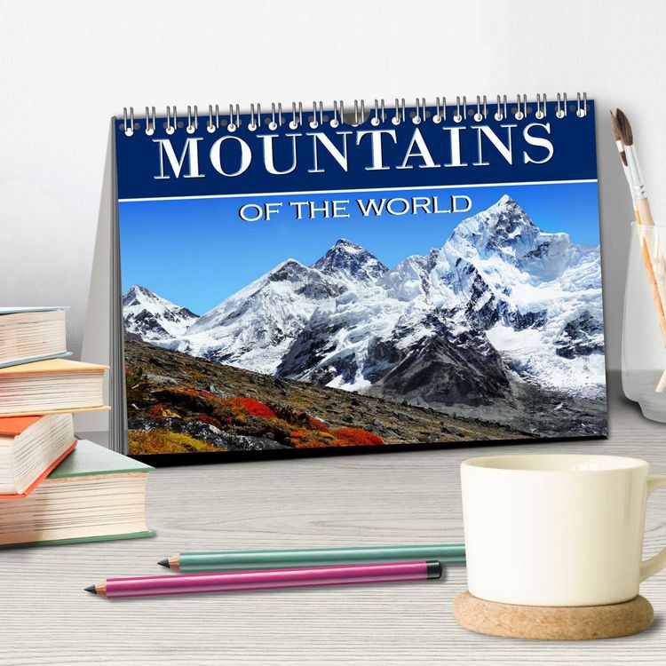 Produktbild: Mountains of The World (Desk Calendar 2026 DIN A5 landscape), CALVENDO 12 Month DeskCalendar