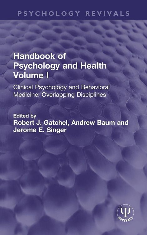 Produktbild: Handbook of Psychology and Health, Volume I