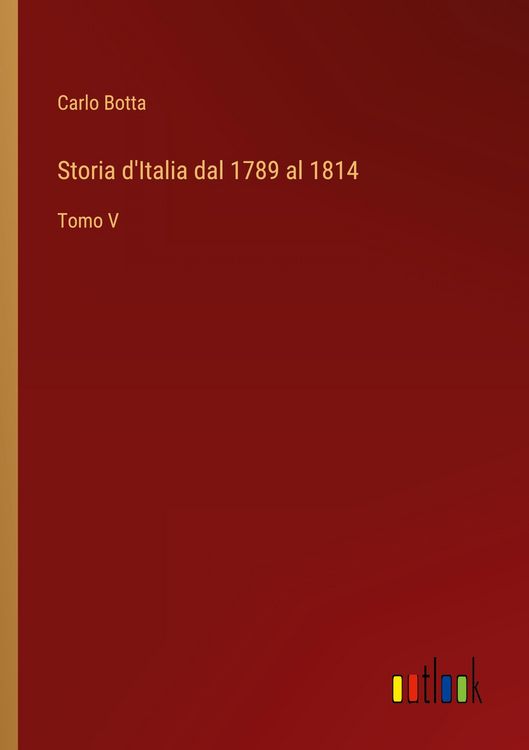 Produktbild: Storia d'Italia dal 1789 al 1814