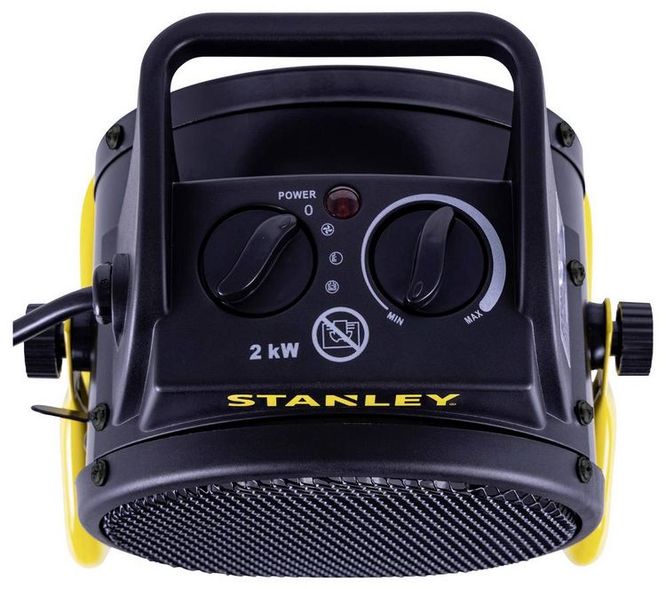 Produktbild: STANLEY SXJH002000E Heizger&auml;t 2000W 20m&sup2; Schwarz/Gelb