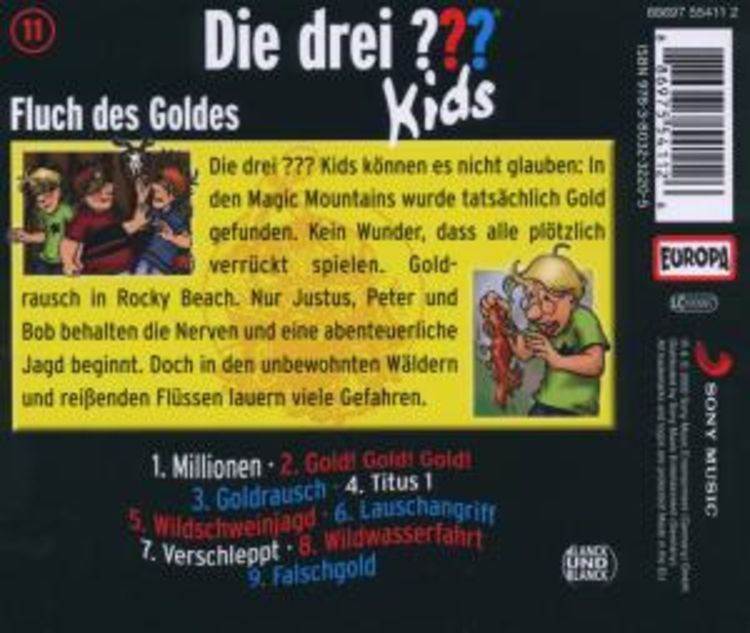 Produktbild: Die drei ??? Kids (11) Fluch des Goldes