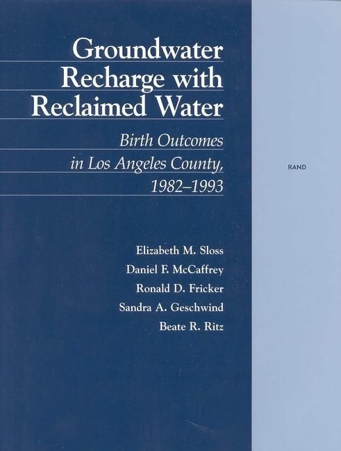 Produktbild: Groundwater Recharge with Reclaimed Water