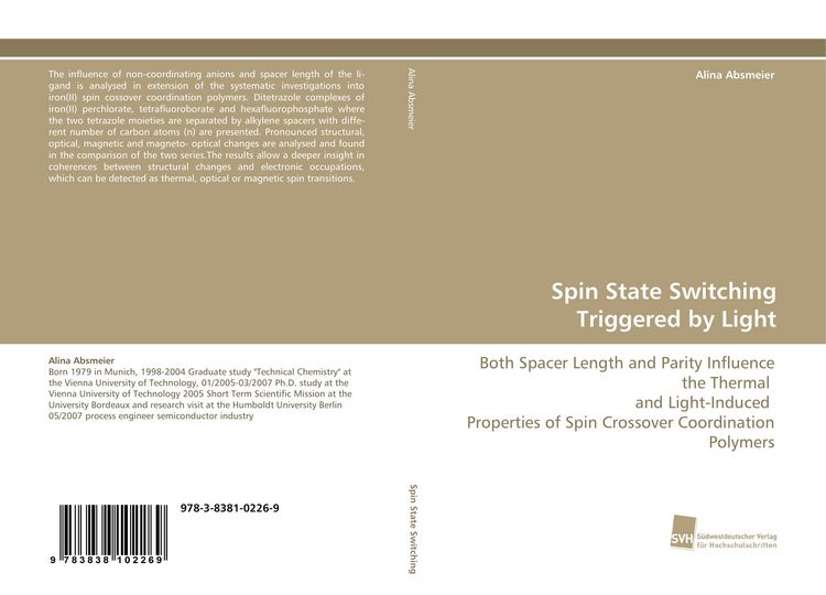 Produktbild: Spin State Switching Triggered by Light