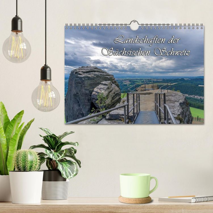 Produktbild: Landschaften der S&auml;chsischen Schweiz (Wandkalender 2026 DIN A4 quer), CALVENDO Monatskalender