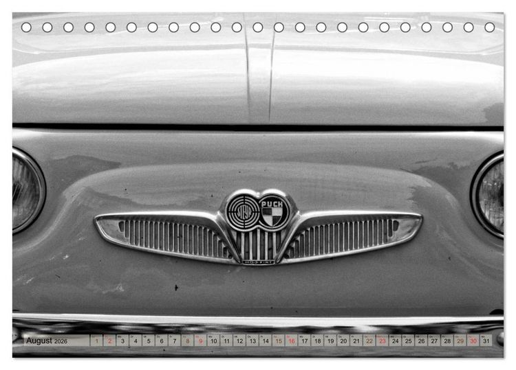 Produktbild: il Cinquecento - Details im Fokus - im Look eines legend&auml;ren Analogfilms (Tischkalender 2026 DIN A5 quer), CALVENDO Monatskalender