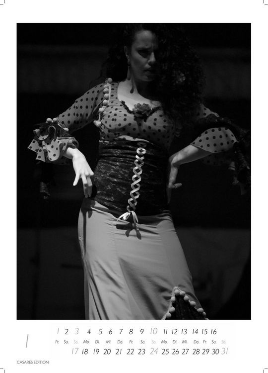 Produktbild: Flamenco schwarz-weiss Kalender 2027 &ndash; Wandkalender | Fotokalender | Tanzkalender| Spanien 42x59cm &ndash; . mit eindrucksvollen Flamenco-Fotos, Tanz & Musik &ndash; F&uuml;r Fans spanischer Kultur & Andalusien.