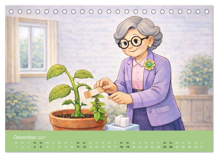 Produktbild: Ich bin noch nicht fertig - Oma Edition (Tischkalender 2027 DIN A5 quer), CALVENDO Monatskalender