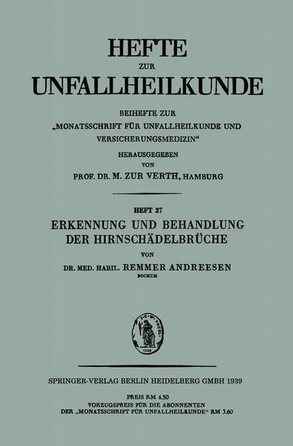 Produktbild: Erkennung und Behandlung der Hirnsch&auml;delbr&uuml;che