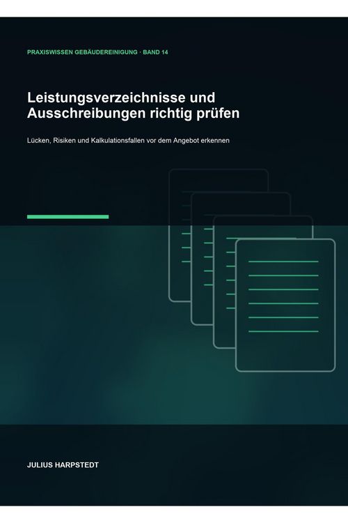 Produktbild: Leistungsverzeichnisse und Ausschreibungen richtig pr&uuml;fen