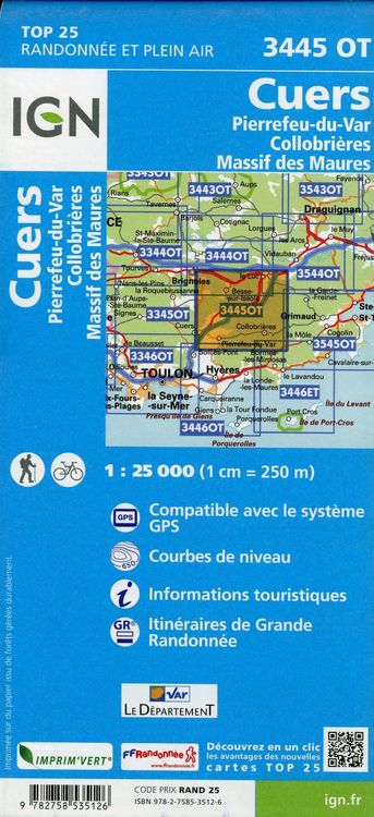 Produktbild: Cuers - Pierrfeu-du-Var - Collobi&eacute;res