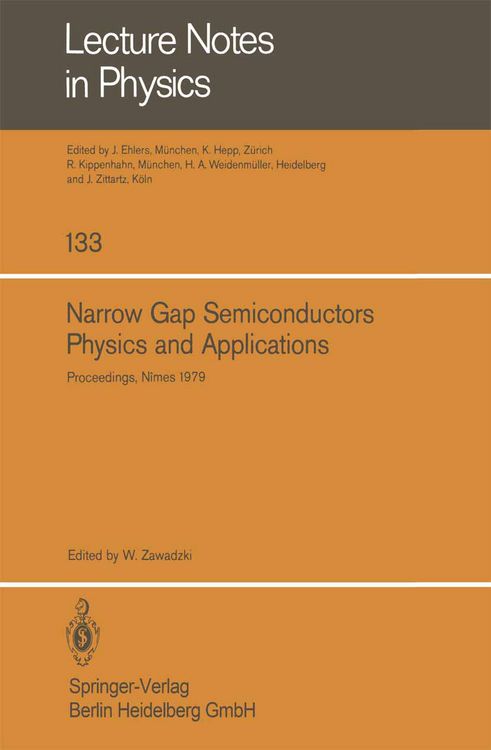 Produktbild: Narrow Gap Semiconductors Physics and Applications