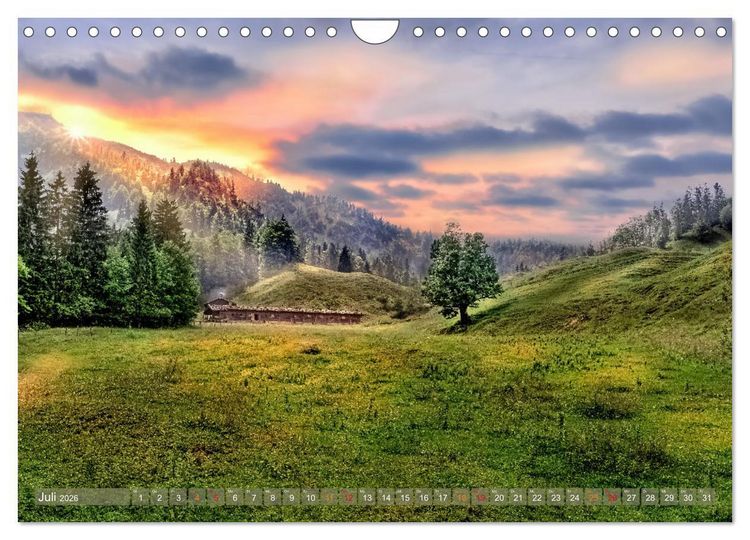 Produktbild: Idyllische Landschaften am Tegernsee (Wandkalender 2026 DIN A4 quer), CALVENDO Monatskalender
